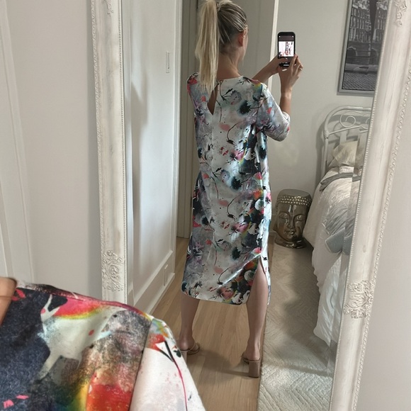 ASOS printed midi shift dress - Picture 3 of 7